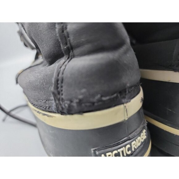 Womens Arctic Ridge Black Lace up Snow Boots women's 9 - Picture 7 of 8
